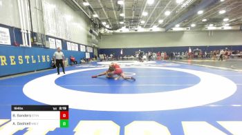 184 lbs Quarterfinal - Ben Sanders, Stevens vs Aris Dashiell, Wesleyan