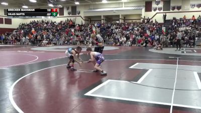 PW-15 lbs Semifinal - Silas Nafts, Alburnett Mat Pack vs Brecken Massman, THWC