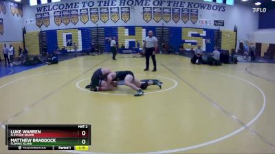 120 Gold Cons. Round 1 - Matthew Braddock, Fleming Island vs Luke Warren, Fletcher Senior