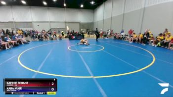 152 lbs Round 3 (8 Team) - Kammie Schanz, Kansas vs Kara Kuge, Wisconsin