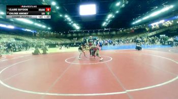 155 lbs Champ. Round 2 - Chloee Ankney, East River vs Claire Guydon, Conroe The Woodlands