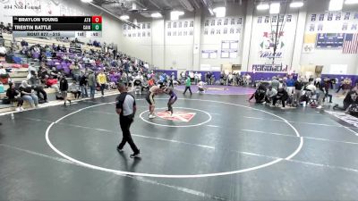 215 lbs Cons. Round 5 - Braylon Young, Athens vs Trestin Battle, Cain Ridge