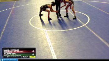 100 lbs Cons. Round 3 - Aaron Martinez, Highland High School Wrestling (Bakersfield) vs Gilbran Silva, Ukiah High School Wrestling