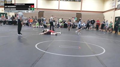 88 lbs Round 5 (8 Team) - Ivy McKinney, Lions Den vs Jason Hewes, Team Blue Hen