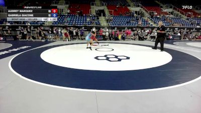 105 lbs Cons. Rd Of 64 - Audrey Marquez, CA vs Gabriela Giacone, NJ