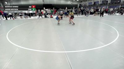 126 lbs Cons. Sub-quarters - Andre Moyron, Creekview High School Wrestling vs Markos Gomez, Arizona