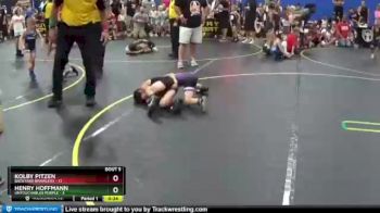 47 lbs Semis & 1st Wrestleback (8 Team) - Kolby Pitzen, Backyard Brawlers vs Henry Hoffmann, Untouchables Purple