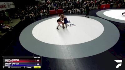 140 lbs Placement Matches (16 Team) - Eliana Grimes, OCWA-FR vs Emilia Gaytan, BAWA-FR