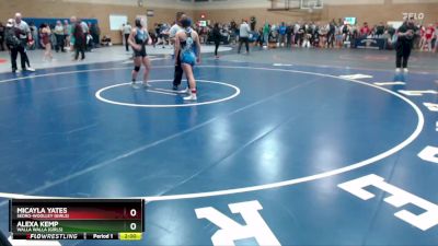 125lbs Champ. Round 4 - Micayla Yates, Sedro-Woolley (Girls) vs Alexa Kemp, Walla Walla (Girls)