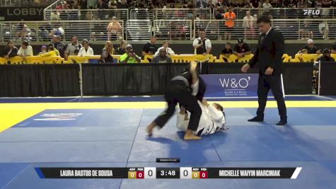 Michelle Waiyin Marciniak vs Laura Bastos De Sousa 2025 Pan Kids Jiu-Jitsu IBJJF Championship