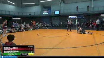 110 lbs Round 8 (10 Team) - Gabriella Cook, Alpha Elite vs Juliana Eldridge, Assassins WC Black