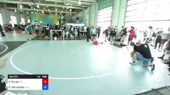 55 kg Rr Rnd 1 - Vincent Burgo, Simi Valley vs Khloe Hernandez, Scotsman Youth WC