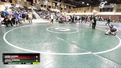 150 lbs Cons. Round 4 - Josiah Moreira, Brea Olinda vs James Alfaro, Murrieta Valley