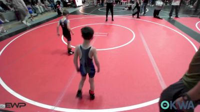 49 lbs Round Of 16 - Ryan Lindsey, Muskogee Rougher Youth Wrestling vs Ezra Killingsworth, Checotah Matcats