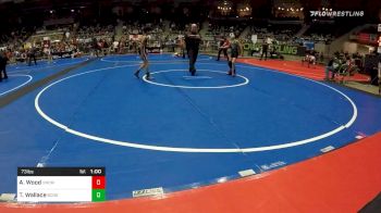 73 lbs Consolation - Austin Wood, Venom Training vs Terence Wallace, Boos' School WC