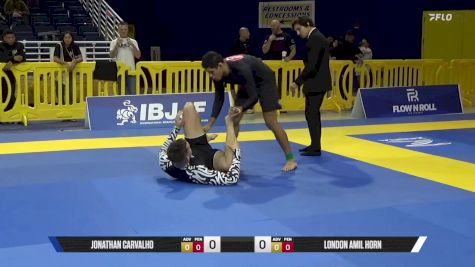 London Horn vs Jonathan Carvalho 2025 Pan IBJJF Jiu-Jitsu No-Gi Championship