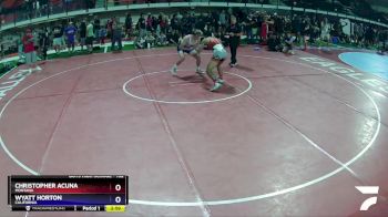 152 lbs Quarterfinal - Christopher Acuna, Montana vs Wyatt Horton, California