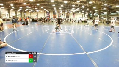 85 lbs Quarterfinal - Alex Marchetti, Mat Assassins Black vs Bryce Blasko, Quest School Of Wrestling Elem