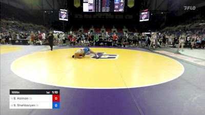 165 lbs Rnd Of 32 - Bailey Holman, CA vs Slava Shahbazyan, CA