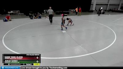 69-72 lbs 5th Place Match - Aveah Sainci, Immortal Athletics WC vs Sadie Yang-Elson, Summit Wrestling Academy