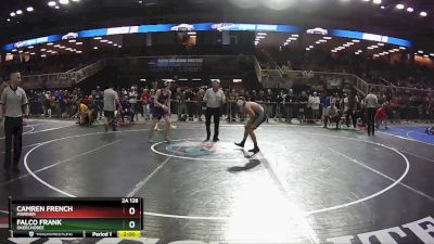 2A 126 lbs Quarterfinal - Falco Frank, Okeechobee vs Camren French, Mariner