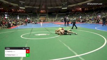 170 lbs Rr Rnd 1 - Tayler Hamric, Henryetta HS vs Braxton Robertson, Clinton Youth Wrestling