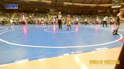 76 lbs Round Of 16 - Andy Barela, NM Gold vs Cael Danielson, Texas Elite