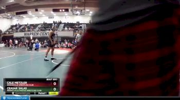 187 lbs Quarterfinal - Cale Metzler, Noblesville Wrestling Club vs Ceasar Salas, Merrillville Pirates Wrestling Club