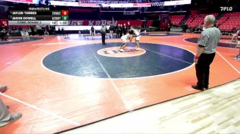1A 285 lbs Cons. Round 2 - Jaylen Torres, Wheaton (St. Francis) vs Jason Dowell, Belleville (Althoff Catholic)