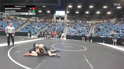 125 lbs Champ. Round 1 - Braydon Pacheco, Friends University vs Isaac Gibbs, Doane University