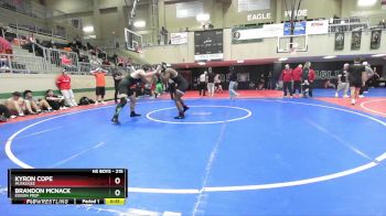 215 lbs Cons. Round 3 - Brandon McNack, EDISON PREP vs Kyron Cope, MUSKOGEE