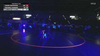 71 lbs Quarters - Quade Gustafson, Colorado Lions Den Elite Wrestling vs Maxwell Paredes, Team Pride Academy