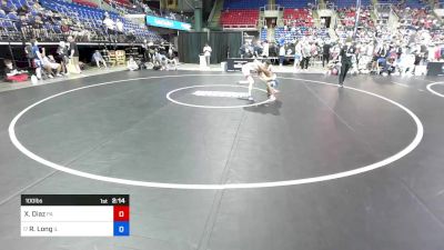 100 lbs 5th Place - Xavier Diaz, PA vs Ray Long, IL