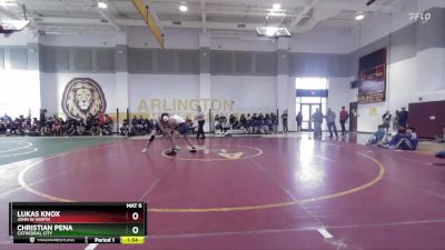 144 lbs Champ. Round 1 - Lukas Knox, John W North vs Christian Pena, Cathedral City