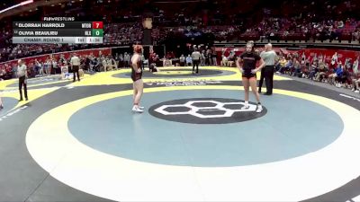 G-190 lbs Champ. Round 1 - Dlorrah Harrold, G-Mentor vs Olivia Beaulieu, G-New Lexington