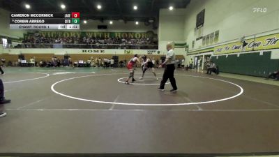 138 lbs Champ. Round 1 - Corbin Abrego, Citrus Valley vs Cameron McCormick, Lakewood