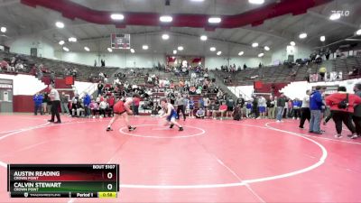 190 lbs Semifinal - Calvin Stewart, Crown Point vs Austin Reading, Crown Point