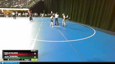 115 lbs Round 1 - Alex Tenborg, Moen Wrestling Academy vs Mollie Blades, Iowa