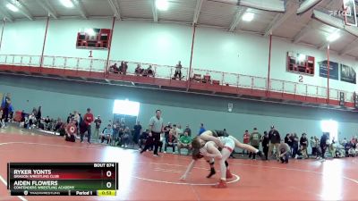 144 lbs Semifinal - Ryker Yonts, Dragon Wrestling Club vs Aiden Flowers, Contenders Wrestling Academy