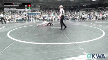 55 lbs Semifinal - Bradley Shadwick, Berryhill Wrestling Club vs Lowen Johnson, Lincoln Christian