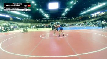 130 lbs Cons. Round 2 - Elysse Fredenburg, Cocoa Beach vs Callie DeLorenzo, Camden County