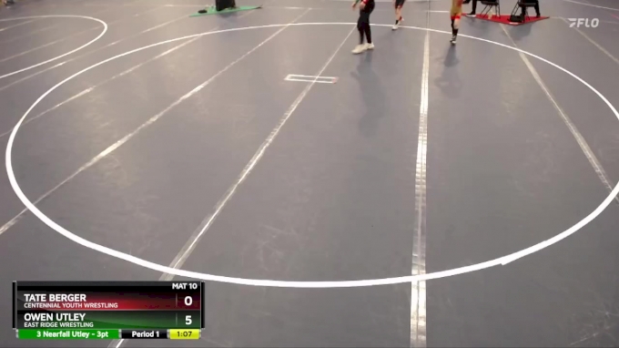 67 lbs Cons. Round 2 - Tate Berger, Centennial Youth Wrestling vs Owen ...