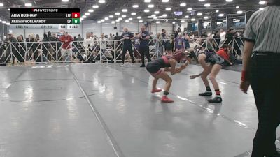 80 lbs Round 2 (10:45am Saturday) - Aria Bushaw, Lady Reapers vs Jillian Vollhardt, Cali Pink