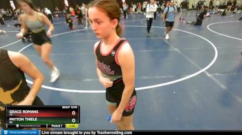 100 lbs Cons. Round 3 - Payton Thiele, NE vs Grace Romans, TX