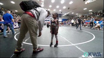 46-49 lbs Rr Rnd 3 - Alaina Bert, Del City Little League Wrestling vs Cassadee Sloan, Morrison Takedown Club