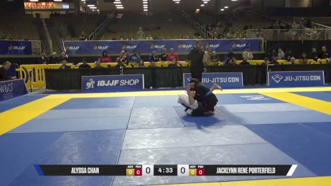 Jacklynn Rene Porterfield vs Alyssa Chan 2026 Pan Jiu Jitsu IBJJF Championship