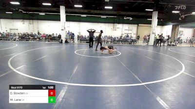 120 lbs Consi Of 64 #2 - Dawson Bowden, VA vs Marquavious Lane, GA