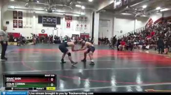 182 lbs Cons. Round 2 - Isaac Shin, Beckman vs Colin Corbin, Chino Hills