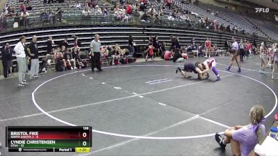 138 lbs Round 5 (6 Team) - Lyndie Christensen, Utah vs Bristol Fike, North Dakota 2