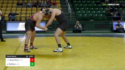 285 lbs Consolation - Jon Spaulding, Edinboro University vs Jarrett Walters, Bloomsburg University